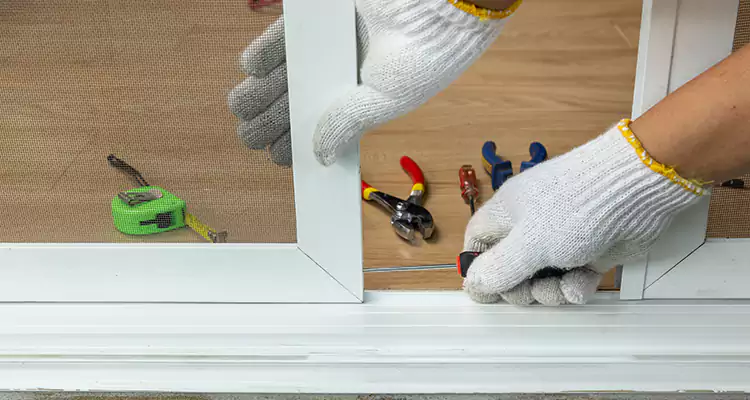 Sliding Glass Door Off Rails Repair in Golden Gate, FL