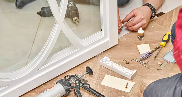 Interior Patio Door Casing Repair in Golden Gate, FL