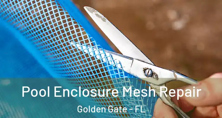  Pool Enclosure Mesh Repair Golden Gate - FL